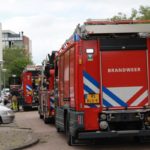 Brand in appartementencomplex, Kapitein de Langestraat in Almere