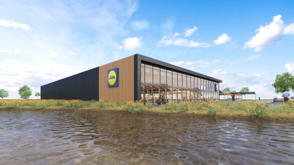 Lidl bouwt eerste energie- en CO2 neutrale Supermarkt van nederland