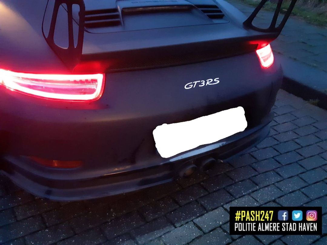 porsche waterlandseweg aangehouden