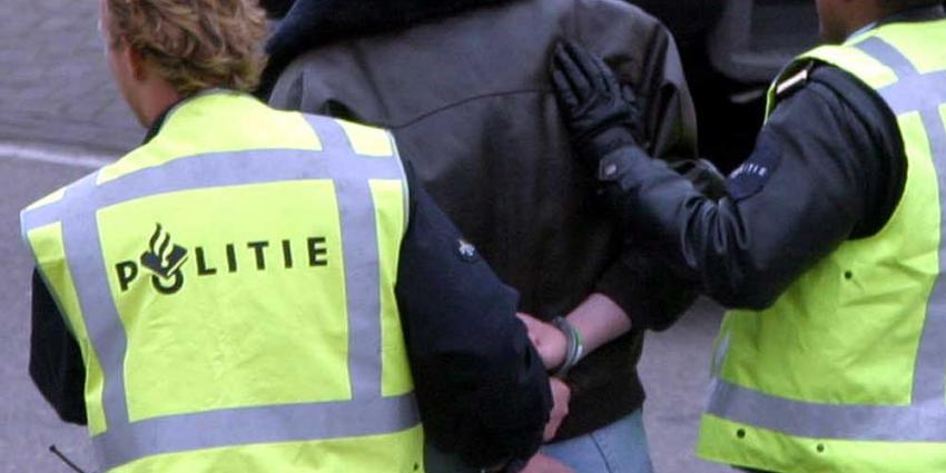 politie arrestatie met 2 dienders