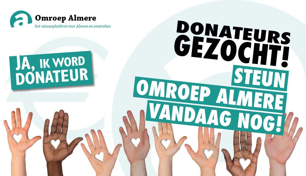 Omroep Almere heeft jouw steun hard nodig voor een nog boeiendere stadsomroep