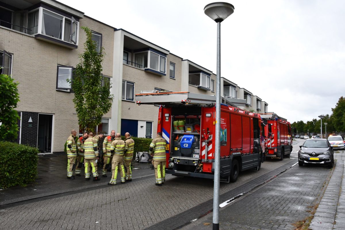 Wasdroger belandt op straat na brand, Th