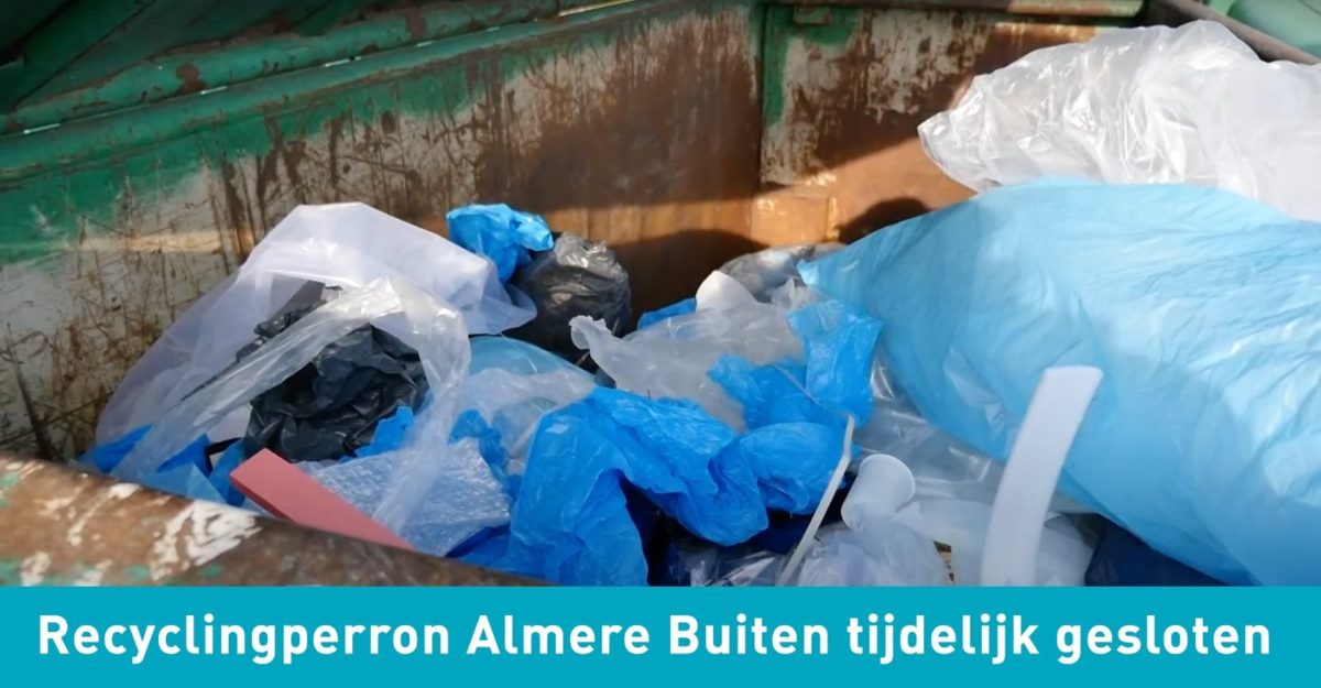 recycling buiten gesloten