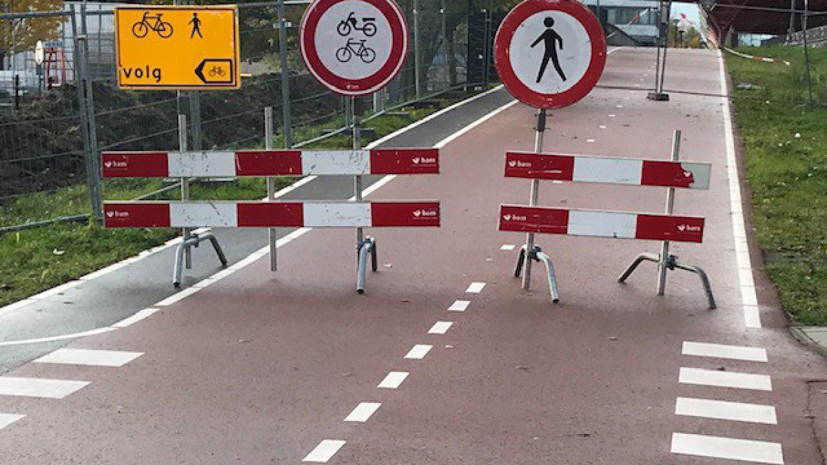 werkzaamheden fietspad