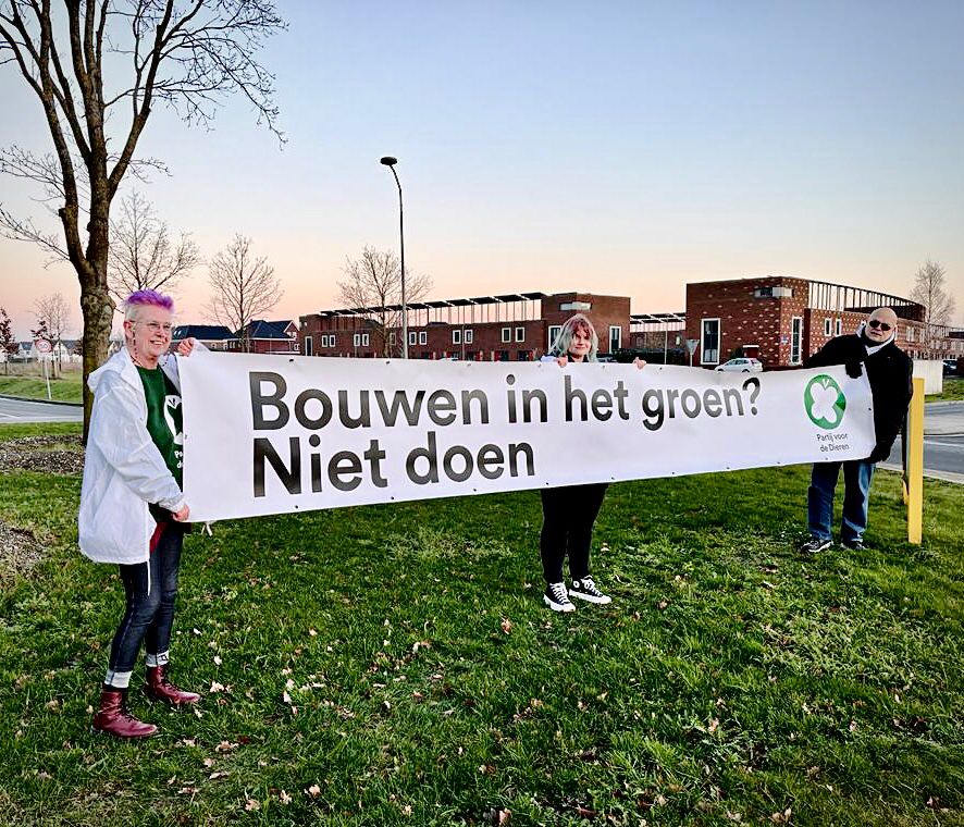 Banneractie Pampushout PvdD