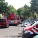 Brand op zolder van woning in Almere Stad
