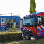 Brand op dak van Basisschool de Dukdalf, Pieter van Damstraat in Almere