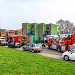 Traumahelikopter opgeroepen na brand in appartement Almere