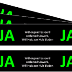 Almere gaat toch over op JA/JA-sticker