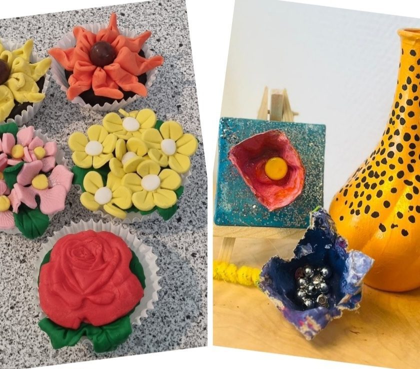 flowers eetbare en circulaire bloemkunst-workshop kids door Jema en Ailyne-expo FPW