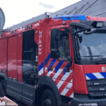 brandweer stad parkwijk oefening bij winkelcentrum