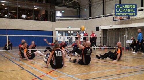 spelmoment zitvolleybal