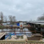 bouw fietsbruggen l en h vaart