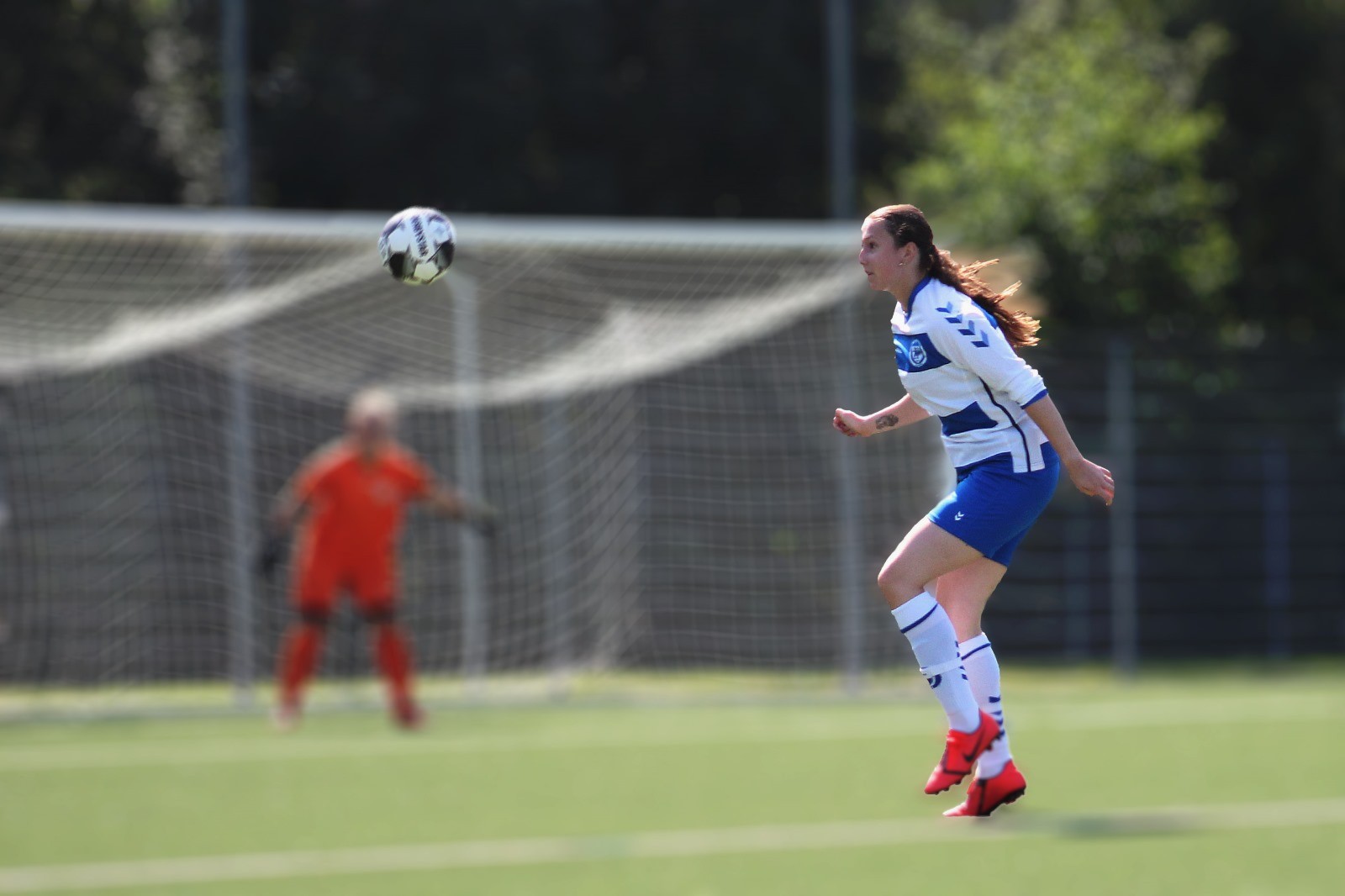 Wedstrijd tussen Buitenboys vrouwen en vv Hierden vrouwen vroegtijdig gestaakt
