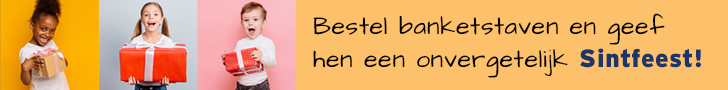 Advertentie banketstavenactie