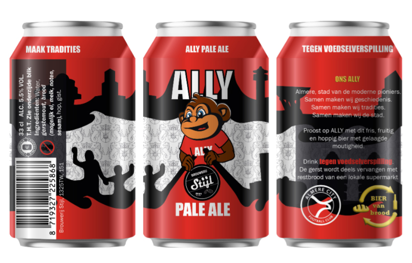Hét stadsbier van Almere, de ALLY Pale Ale, blijft
