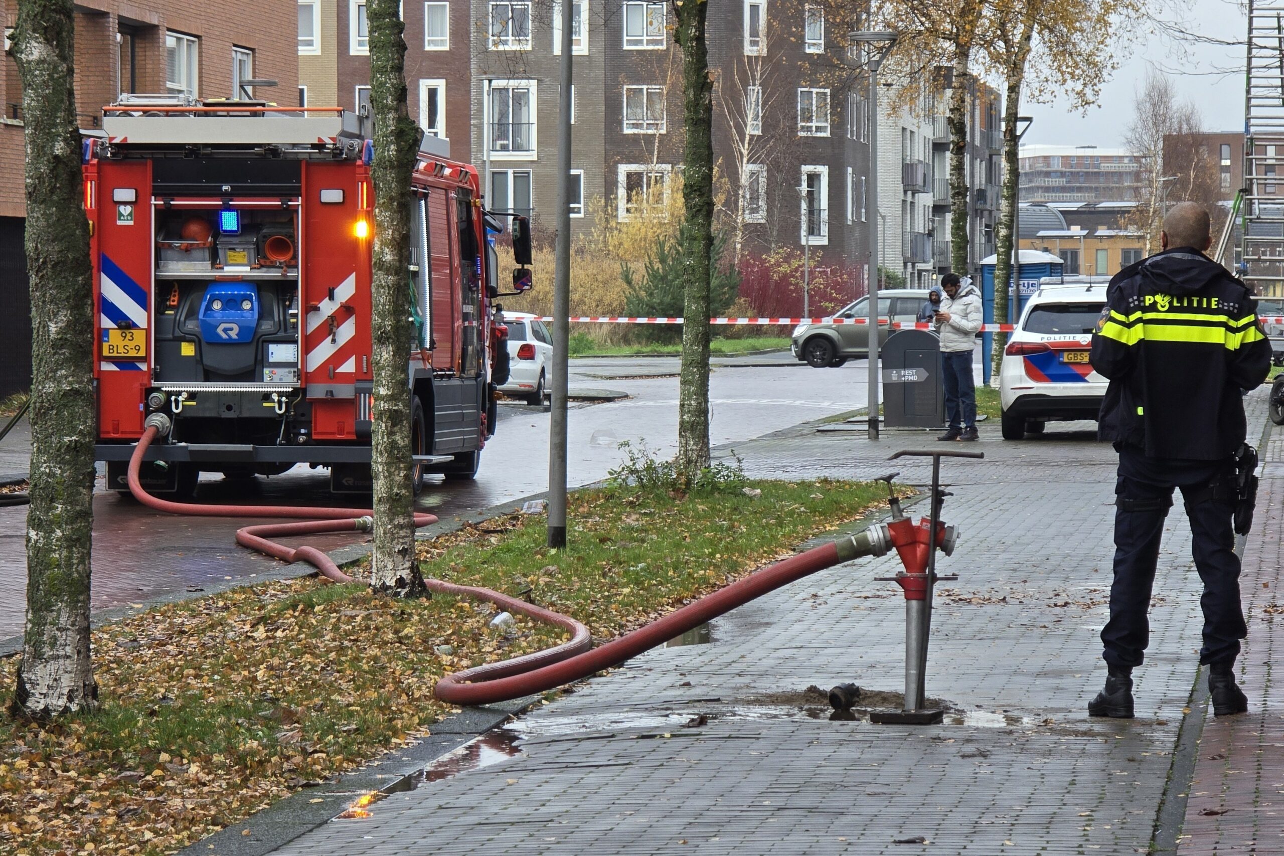 Brand in Nederlandstraat in Poort