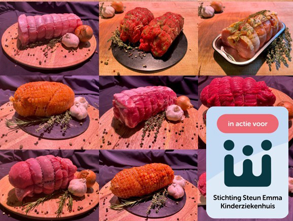 Slagerij Verhoef in Haven zamelt in december geld in voor Emma Kinderziekenhuis