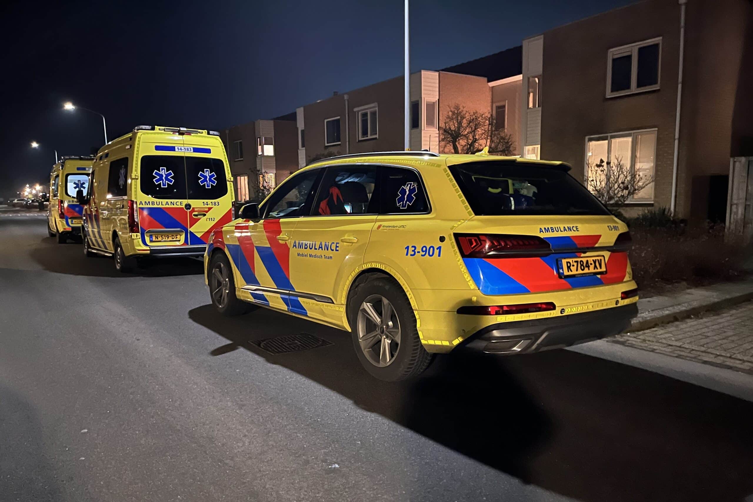 Traumateam ingezet Doddengrasweg