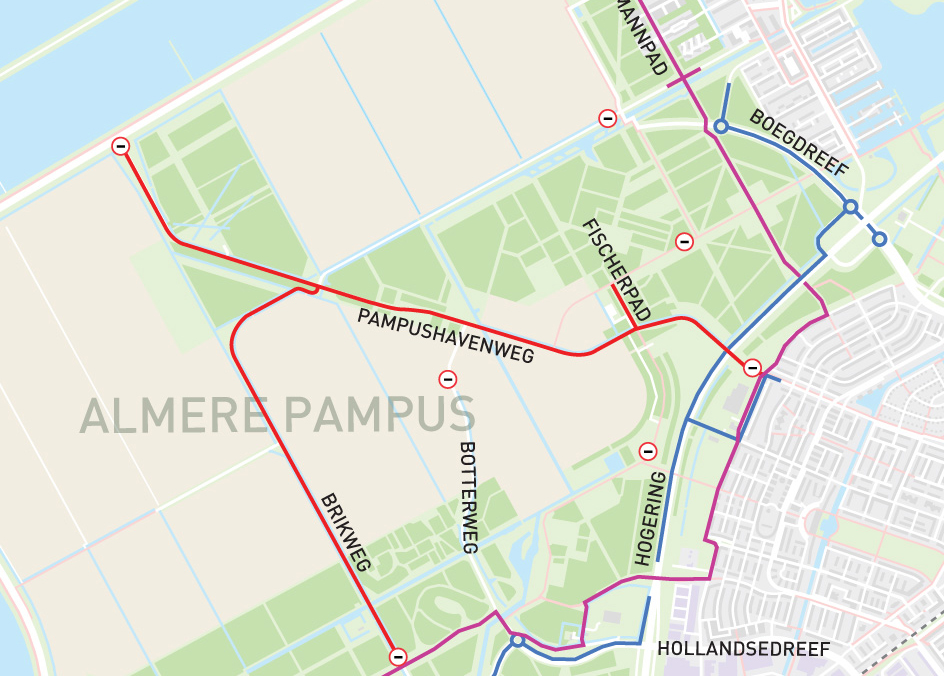 Werkzaamheden in Almere Pampus
