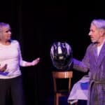 mark en eva met helm