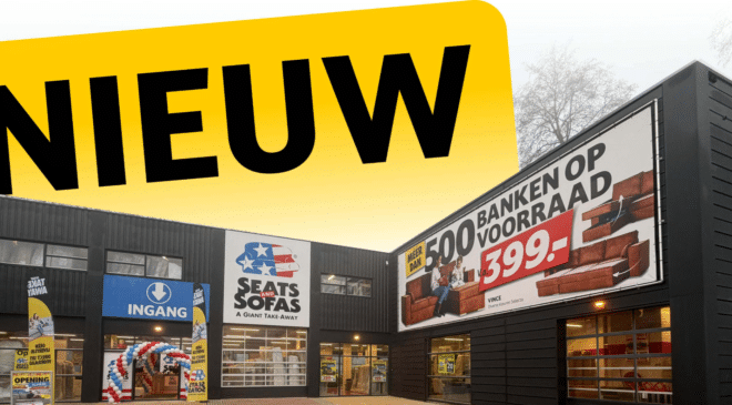 Seats and Sofas Almere ontvangt 4,7 van 5 sterren na succesvolle opening