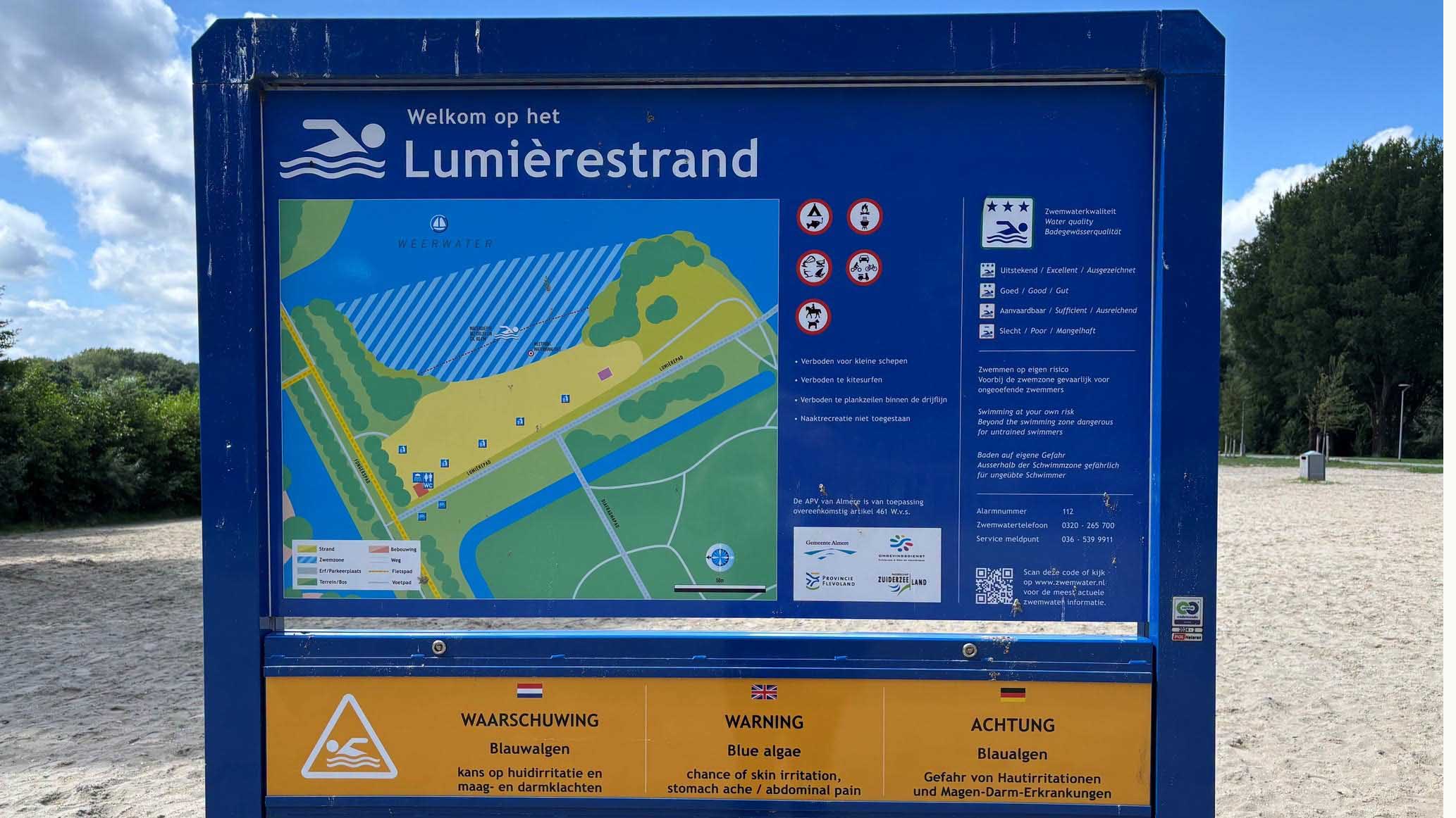 Waarschuwing voor blauwalgen op meerdere zwemlocaties