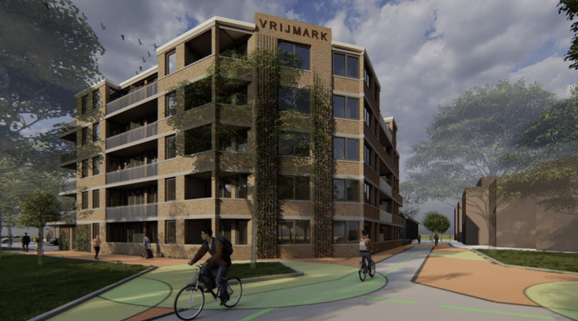 32 nieuwe huurwoningen aan Vrijmark in Almere Haven