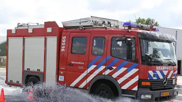 Brand in een gebouw aan Schutterstraat in Almere Stad
