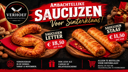 Advertentie Slagerij Verhoef